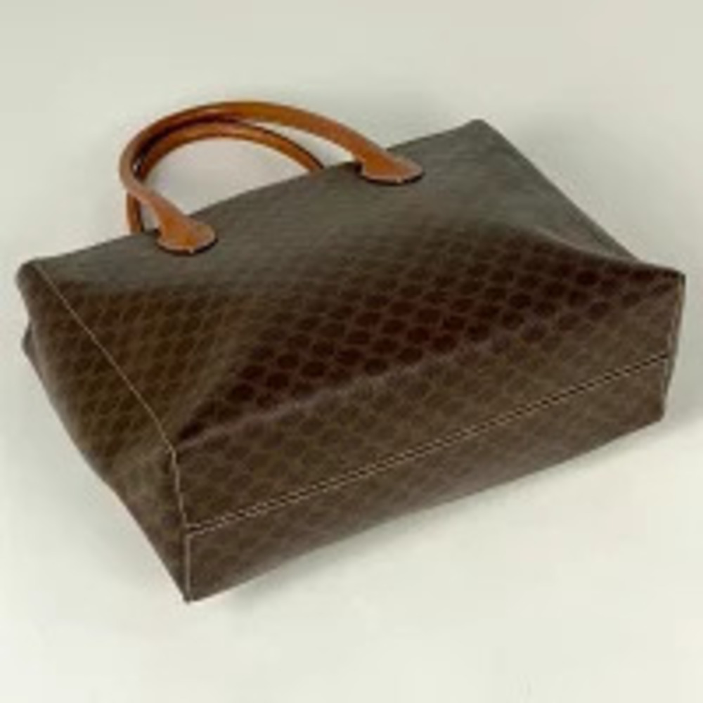 Celine bag Macadam handbag canvas tote brown